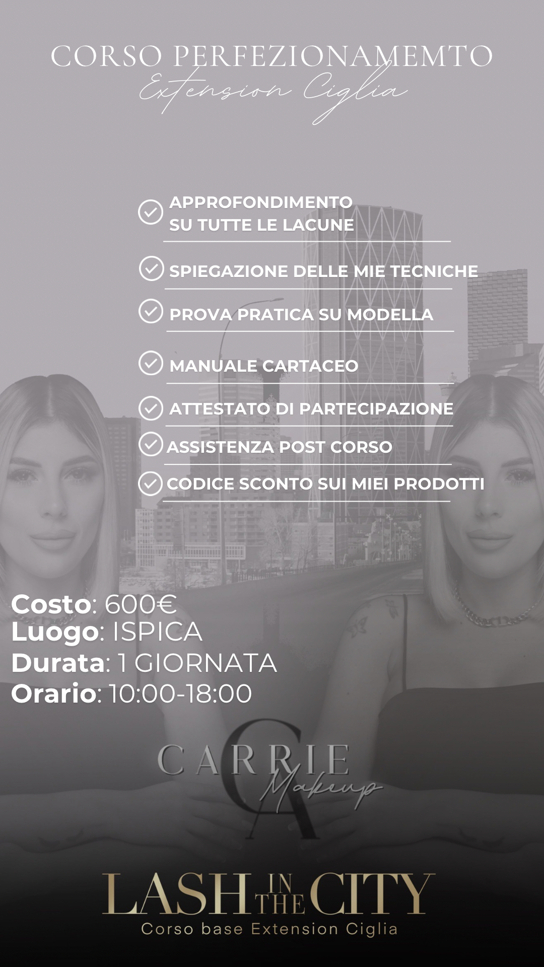 Corso Perfezionamento LASH IN THE CITY