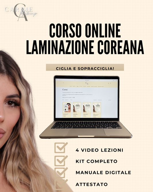 Corso Online LAMINAZIONE COREANA